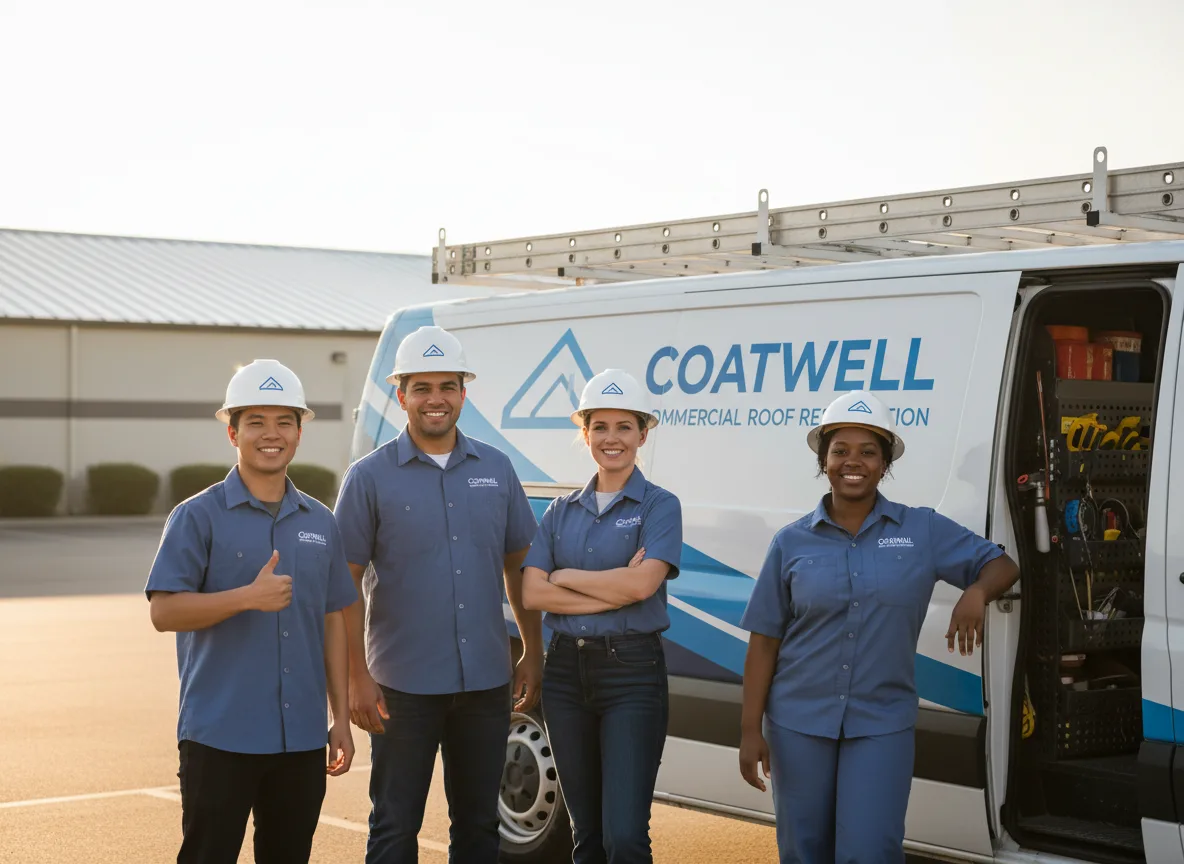 Commercial roof coating company in Epworth, IA